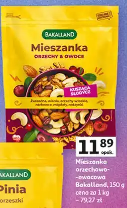 Auchan Mieszanka orzechowo-owocowa Bakalland oferta