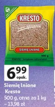 Auchan Siemię lniane Kresto oferta