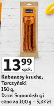 Auchan Kabanosy kruche Tarczyński oferta