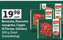 Auchan Bresaola, Pancetta margetta, Coppa di Parma, Galbani oferta