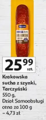 Auchan Krakowska sucha z szynki, Tarczyński oferta