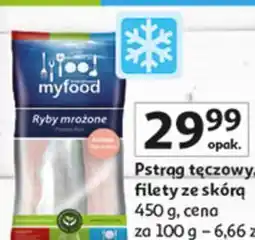 Auchan Pstrąg tęczowy, filety ze skórą myfood oferta