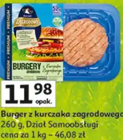 Auchan Burger z kurczaka zagrodowego oferta