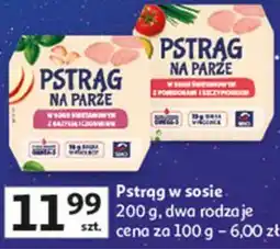 Auchan Pstrąg w sosie oferta