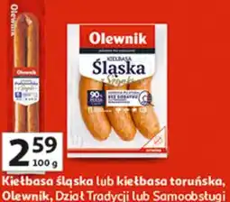 Auchan Kiełbasa śląska lub kiełbasa toruńska oferta