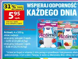 Auchan Actimel, 4 x 100 g, różne rodzaje oferta