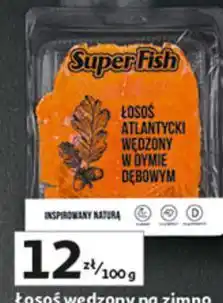 Auchan Łosoś wędzony na zimno SuperFish oferta