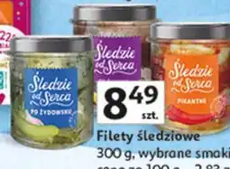 Auchan Filety śledziowe 300 g, wybrane smaki Śledzie od Serca oferta