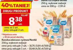 Auchan Kaszka mleczno-ryżowa Nestlé 230 g oferta