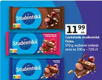 Auchan Czekolada studentská Orion oferta