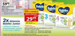 Auchan Mleko modyfikowane dla dzieci Bebiko 2, 3, 4 lub 5 550-600 g oferta