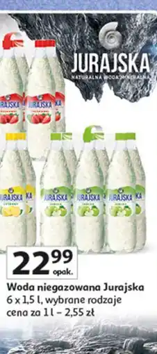 Auchan Woda niegazowana Jurajska 6 x 1,5 l oferta