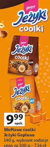 Auchan Waflowe coolki Jeżyki Goplana 140 g oferta