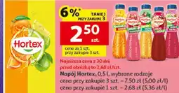 Auchan Napój Hortex, 0,5 l oferta