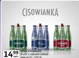 Auchan Woda Cisowianka 6 x 0,7 l oferta