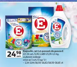 Auchan Kapsułki, żel lub proszek do prania E oferta