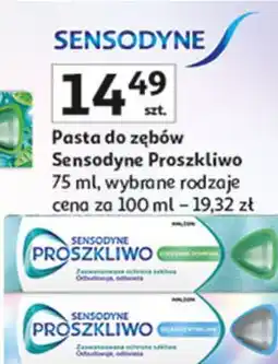 Auchan Pasta do zębów Sensodyne Proszkliwo 75 ml oferta