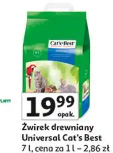 Auchan Żwirek drewniany Universal Cat's Best oferta