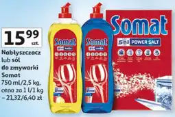 Auchan Nabłyszczacz lub sól do zmywarki Somat oferta