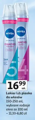 Auchan NIVEA Lakier lub pianka do włosów oferta