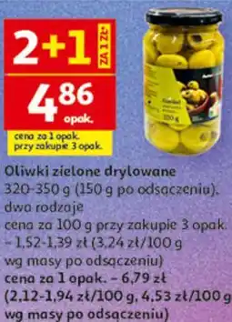 Auchan Oliwki zielone drylowane oferta