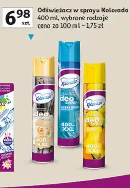 Auchan Odświeżacz w sprayu Kolorado oferta