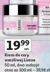 Auchan Krem do cery wrażliwej Lirene oferta