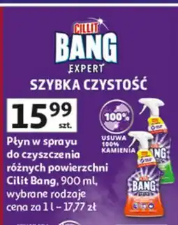 Auchan Płyn w sprayu do czyszczenia różnych powierzchni Cillit Bang oferta