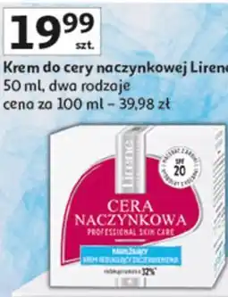 Auchan Krem do cery naczynkowej Lirene oferta