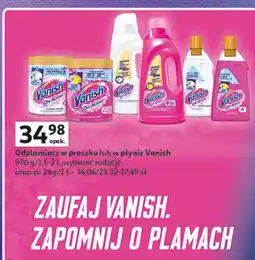 Auchan Odplamiacz w proszku lub w płynie Vanish oferta