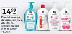 Auchan Płyn lub emulsja do higieny intymnej AA oferta