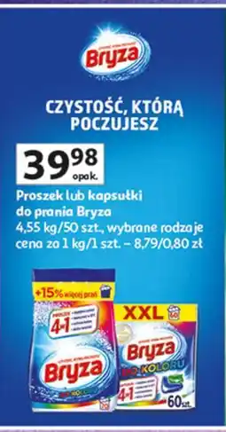 Auchan Proszek lub kapsułki do prania Bryza oferta