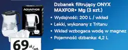 Auchan Dzbanek filtrujący ONYX MAXFOR+ Mg (3 szt.) AQUAPHOR oferta