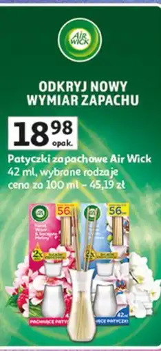 Auchan Patyczki zapachowe Air Wick oferta