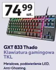 Auchan GXT 833 Thado Klawiatura gamingowa TKL oferta