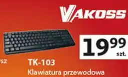 Auchan TK-103 Klawiatura przewodowa USB oferta