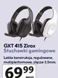 Auchan GXT 415 Zirox Słuchawki gamingowe oferta