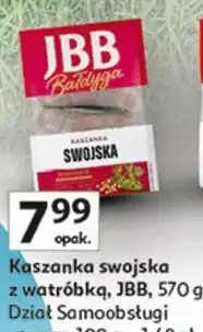 Auchan Kaszanka swojska z wątróbką, JBB oferta
