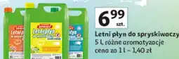 Auchan Letni płyn do spryskiwaczy 5 l, różne aromatyzacje oferta