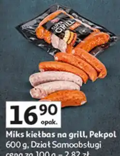 Auchan Miks kiełbas na grill, Pekpol oferta