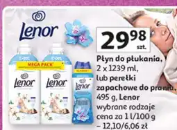 Auchan Płyn do płukania lub perełki zapachowe do prania Lenor oferta