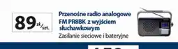 Auchan Przenośne radio analogowe FM PR8BK z wyjściem słuchawkowym Blaupunkt oferta