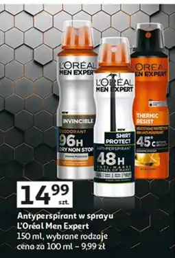 Auchan Antyperspirant w sprayu L'Oréal Men Expert oferta