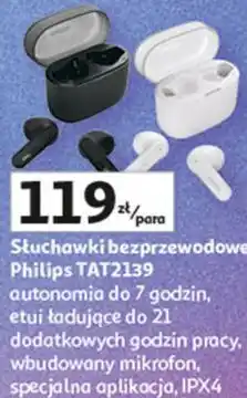 Auchan Słuchawki bezprzewodowe Philips TAT2139 oferta