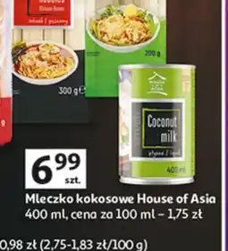 Auchan Mleczko kokosowe House od Asia oferta