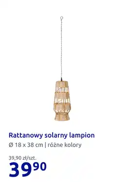 Action Rattanowy solarny lampion oferta