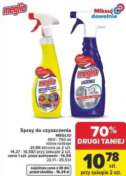 Carrefour Spray do czyszczenia MEGLIO oferta