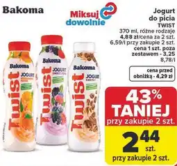 Carrefour Jogurt do picia TWIST oferta