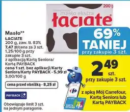 Carrefour Masło ekstra ŁACIATE oferta
