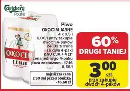 Carrefour Piwo Okocim Jasne oferta